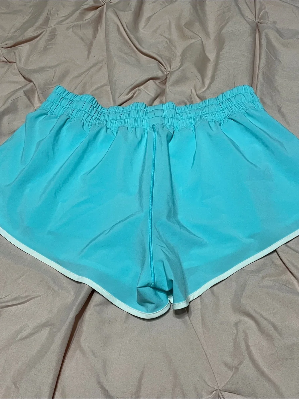 OFFLINE By Aerie Running Shorts Womens Aqua Blue Flowy Dolphin Athletic Sz Small